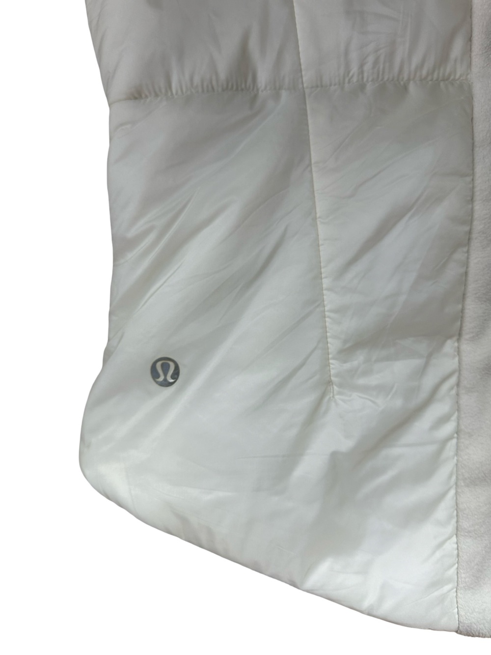 Lululemon St Moritz Jacket in Polar Cream Wond Water Resistant Fleece Sz 6 - Picture 6 of 11